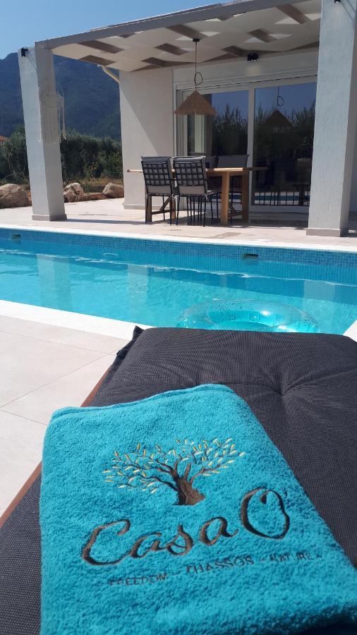 Casa O' - Moderne Villa Mit Grosser Terrasse Und Privatem Swimmingpool 스칼라 포타미아스 외부 사진
